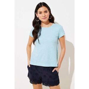 Loft Striped New Crew Tee Size Medium